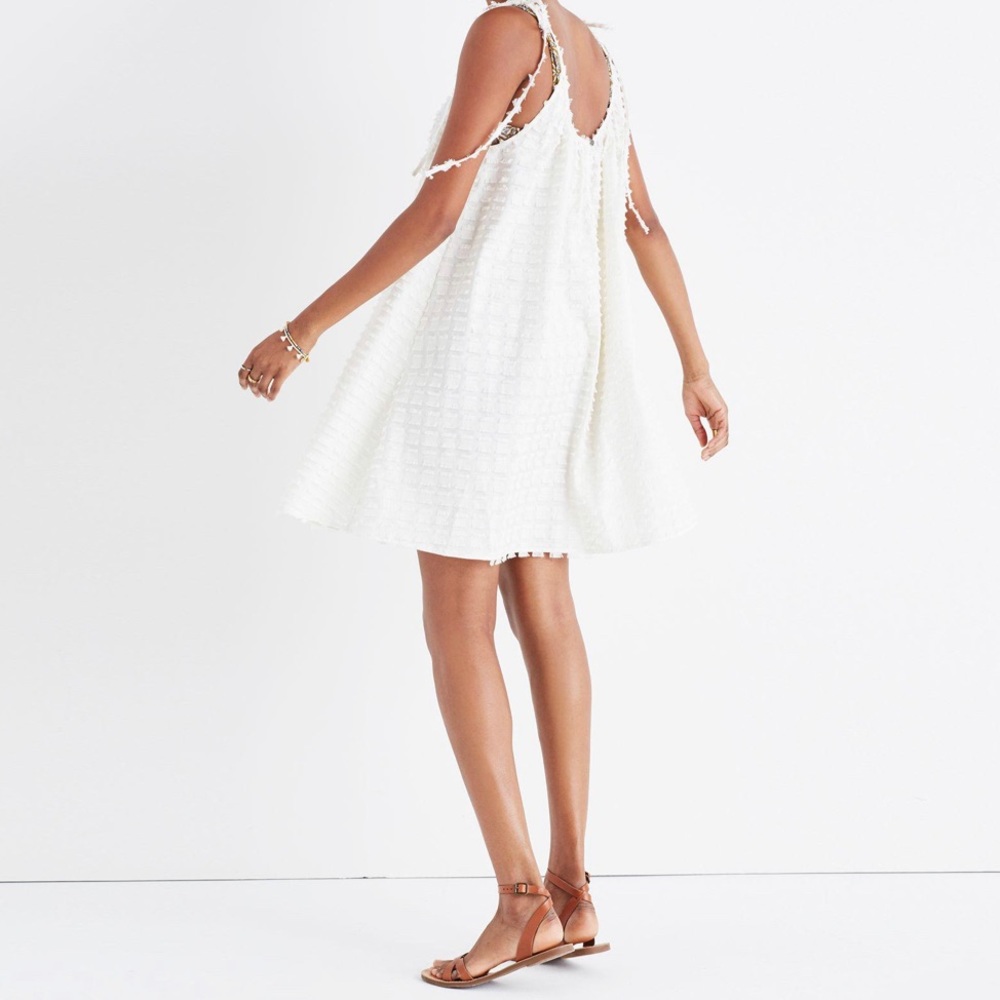 Madewell Cotton Havana Cover-up Dress Bright Ivory